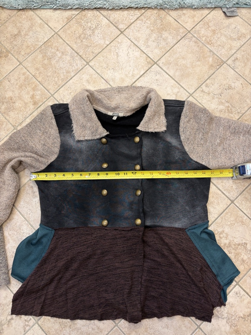 Gimmicks by BKE Womens Colorblock Double-Breasted light jacket size large - Picture 12 of 13